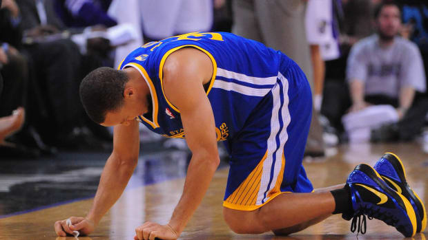 Former Nike executive Nico Harrison told the story about how Nike lost Golden State Warriors point guard Stephen Curry to Under Armour on the Point Forward Podcast.